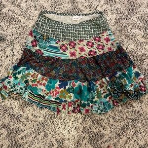 India boutique size large boho skirt
